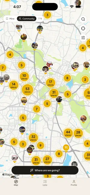 Oota - Bengaluru food map screenshot 1