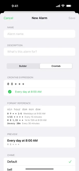 CronPing screenshot 2