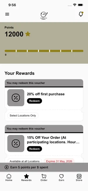 Kung Fu Tea Alberta Rewards screenshot 2
