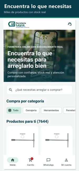 Ferretería Leyva screenshot 1