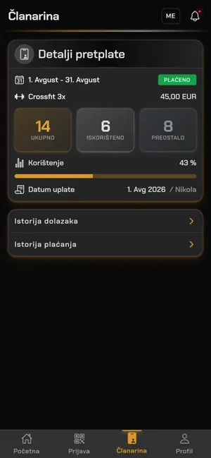 Elite Fitness Arena MNE screenshot 4