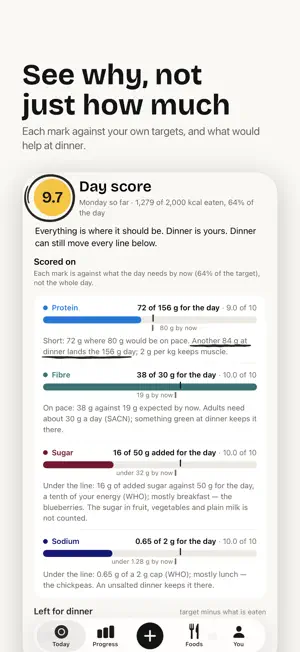 CheckCal: Food Log, Scored screenshot 3