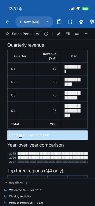 QuickNote - Text Library Screenshot 2 of 8