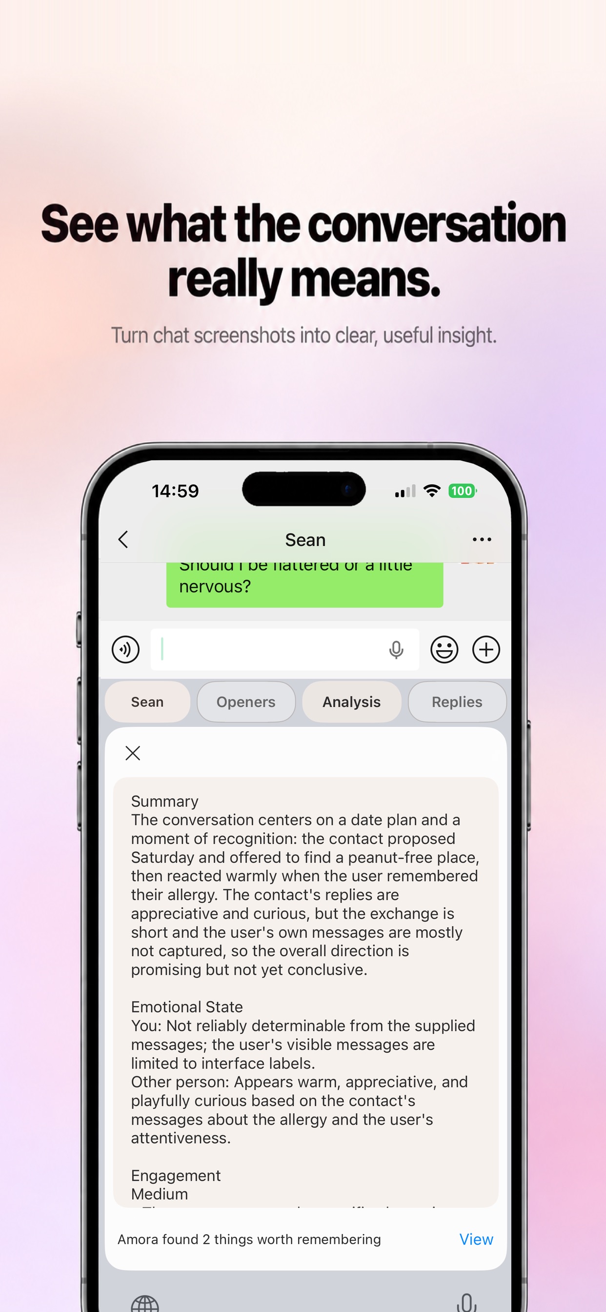 Screenshot 3 of AmoraKey: AI Dating Keyboard