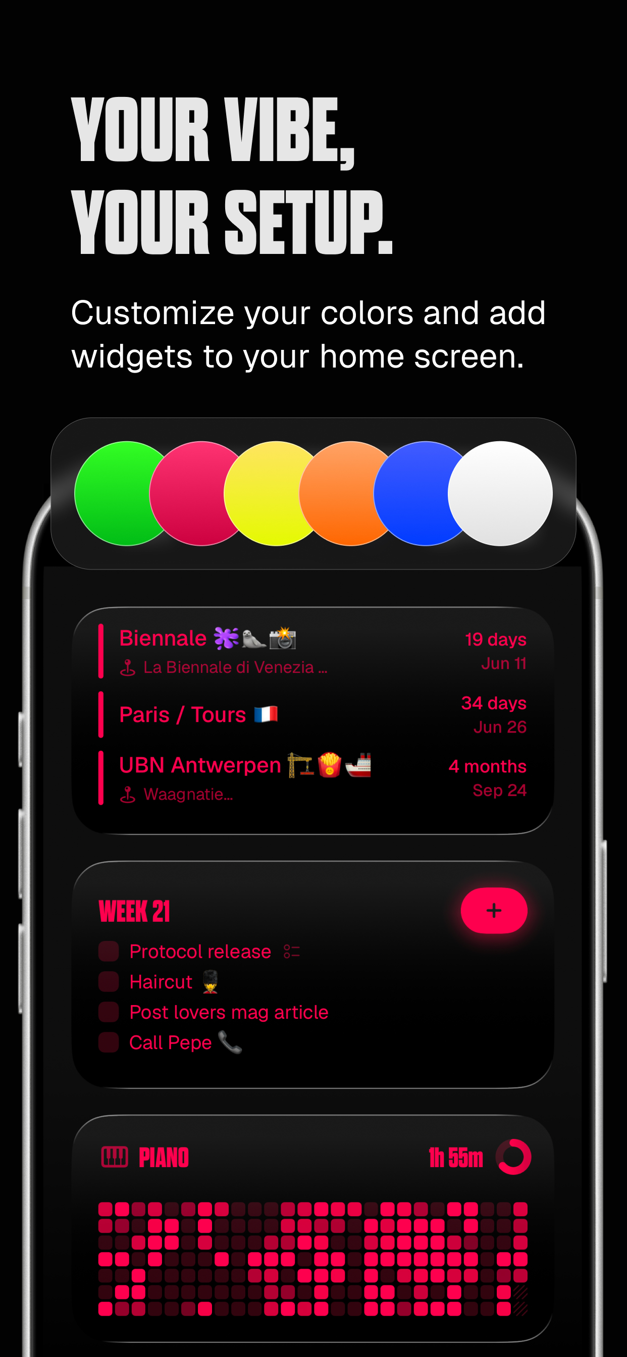 WeekOS - Weekly Planner screenshot 6