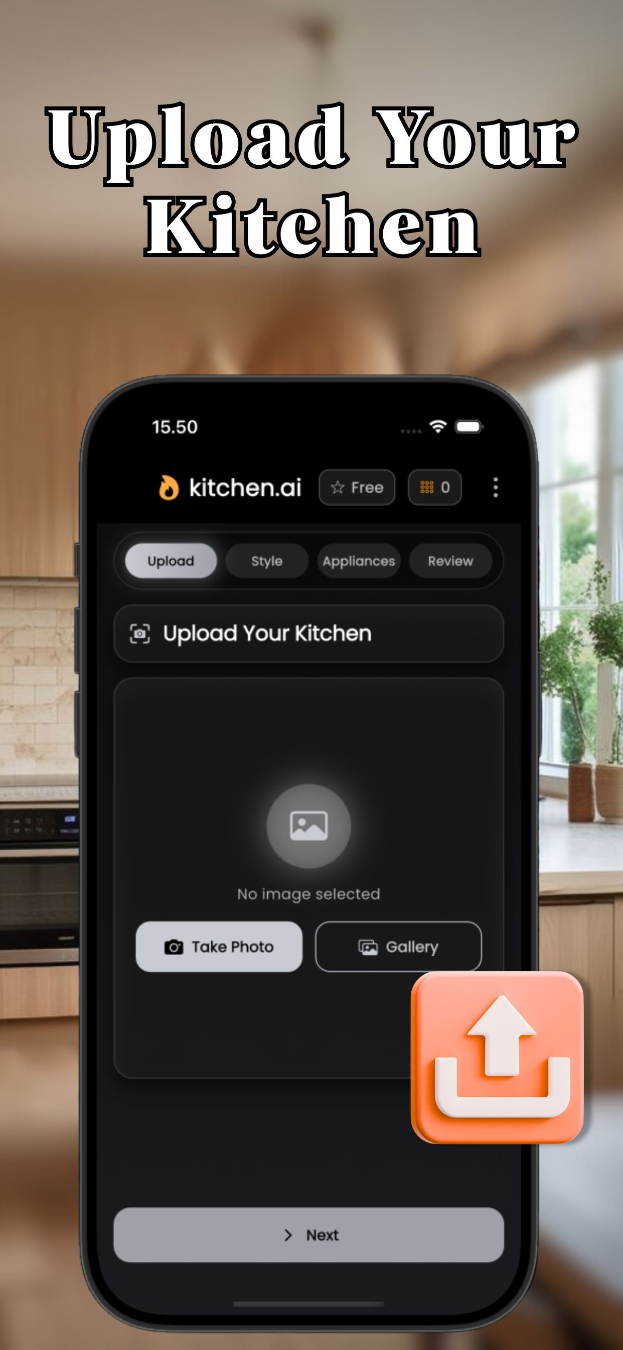 AI Kitchen Designer & Budget