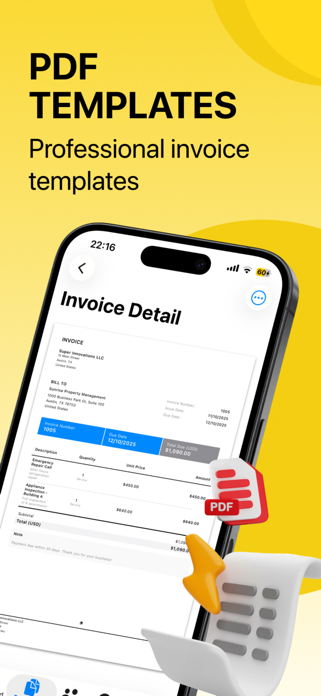 Invoice Maker: Simplebooks Screenshot 2 of 8