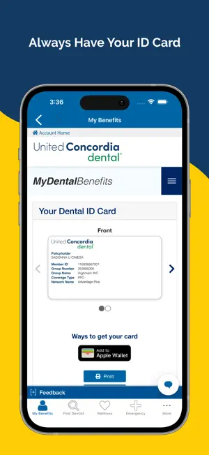 United Concordia Dental Mobile screenshot 3
