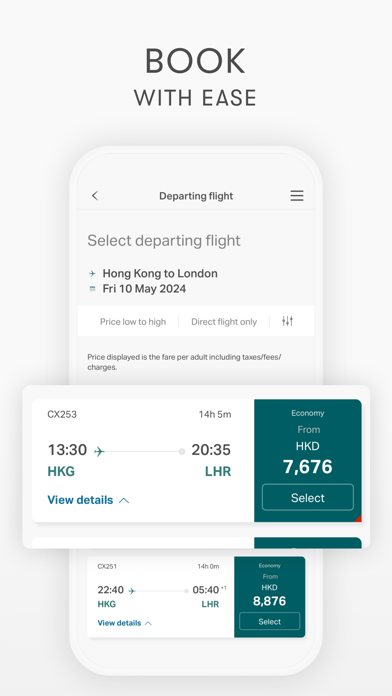Cathay Pacific Screenshot
