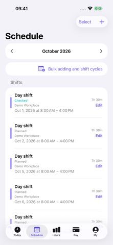 ShiftClock: Timesheet & Pay screenshot 2