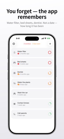 Days Since: Chore & Habit Log screenshot 1