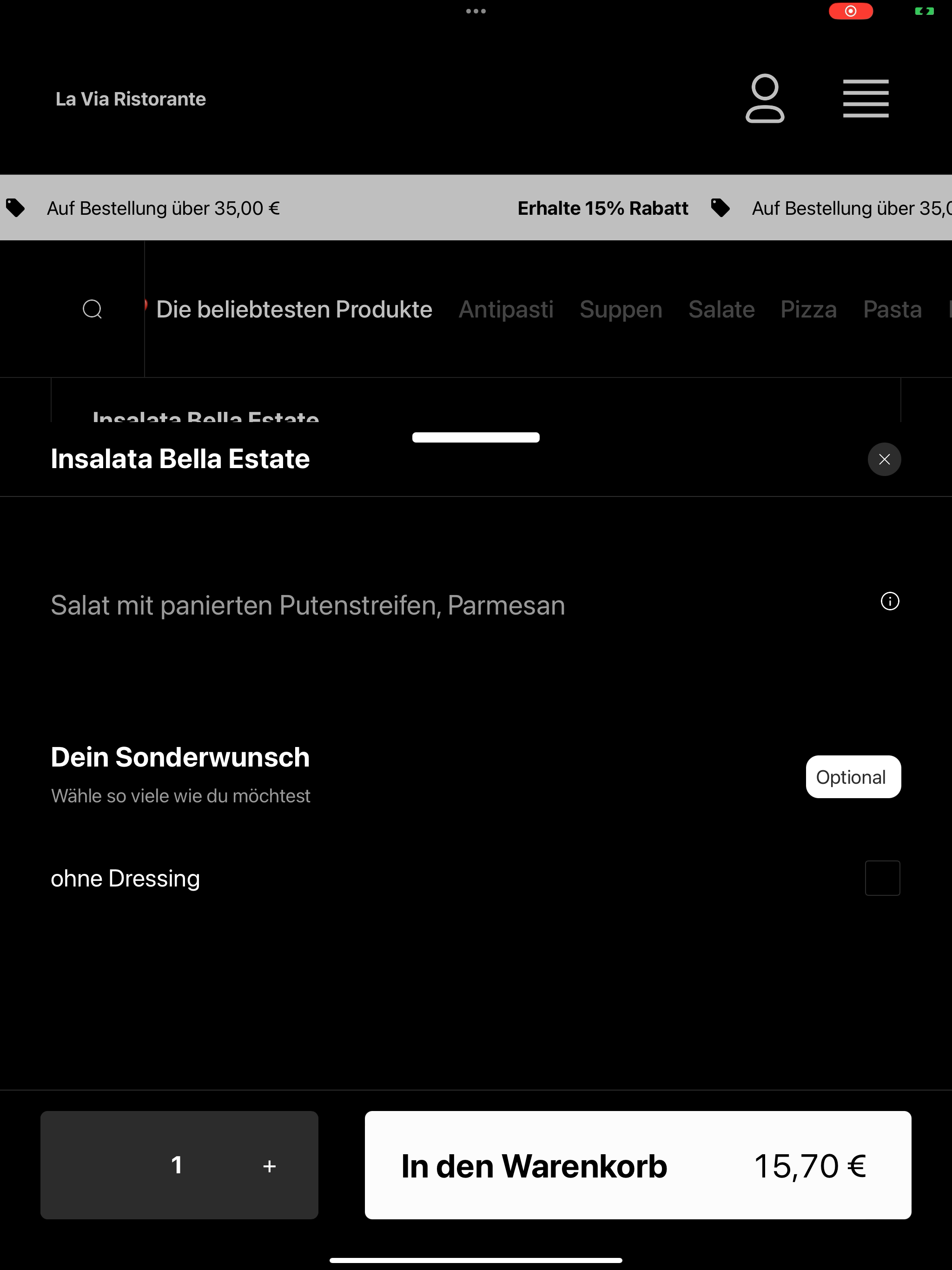 La Via Ristorante screenshot 16