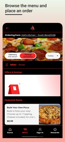 Hall's Kitchen Pizza & Subs Screenshot 2 of 4