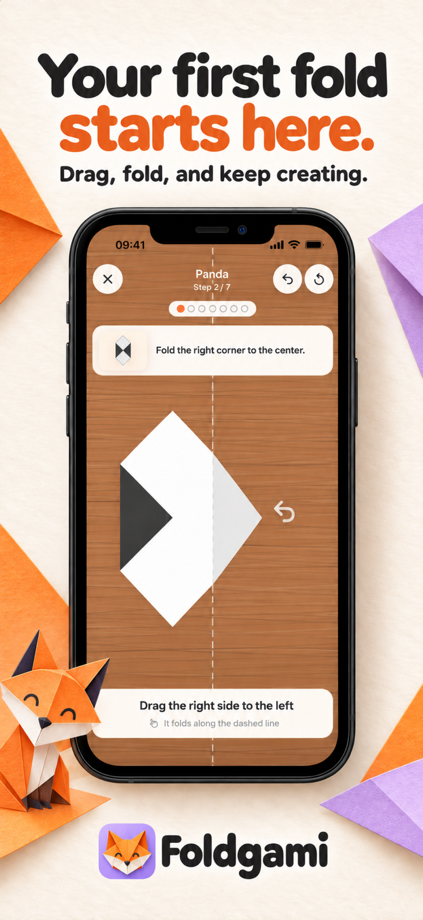 Foldgami: 折纸 的 App Store 截图 2