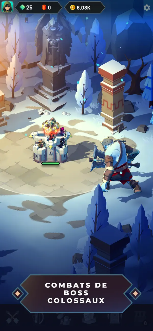 Screenshot #2 pour Arrow Quest: RPG Défense Idle