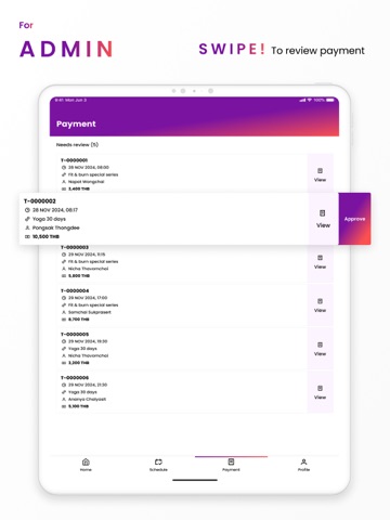 Gymmo Console iPad screenshot