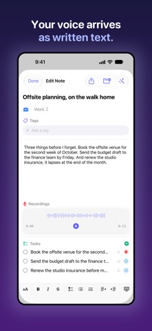 Dexter: Voice Notes on Watch Screenshot 2 of 5
