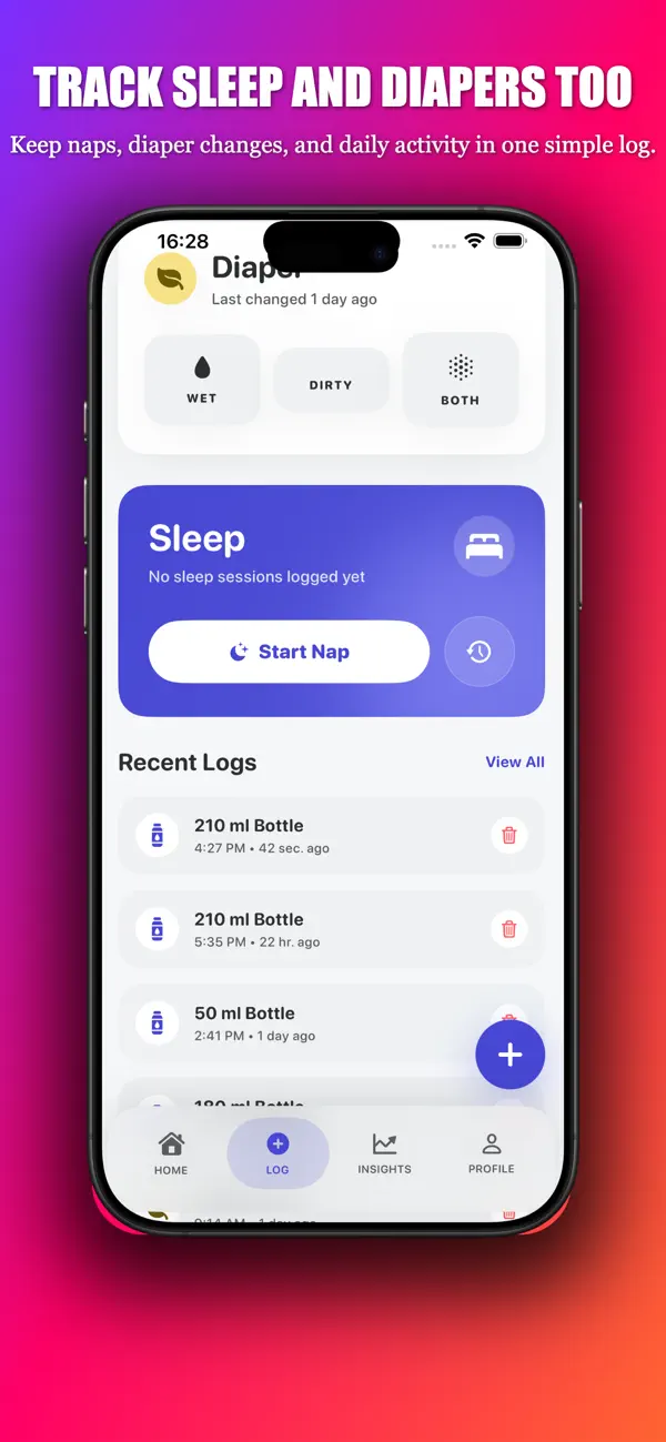 Screenshot #3 pour FeedBaby: Feeding Tracker