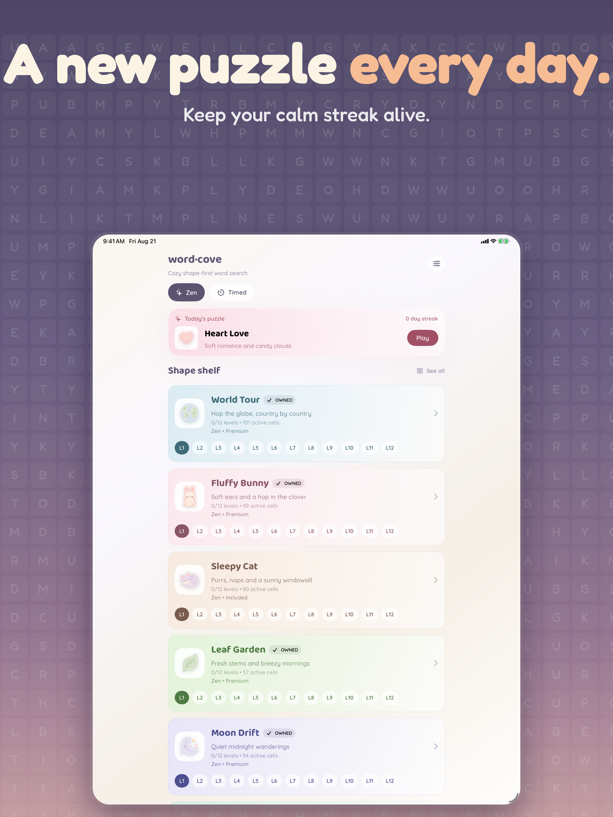 Word Cove: Word Search Games screenshot 13