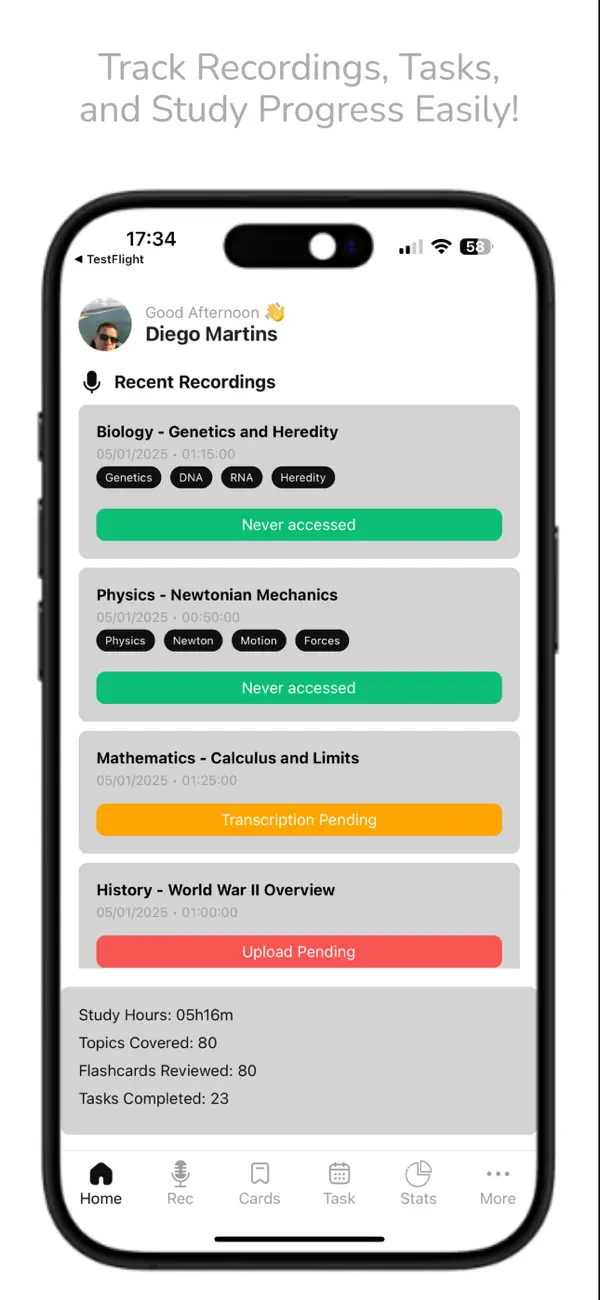 Screenshot #1 pour StudyGeek
