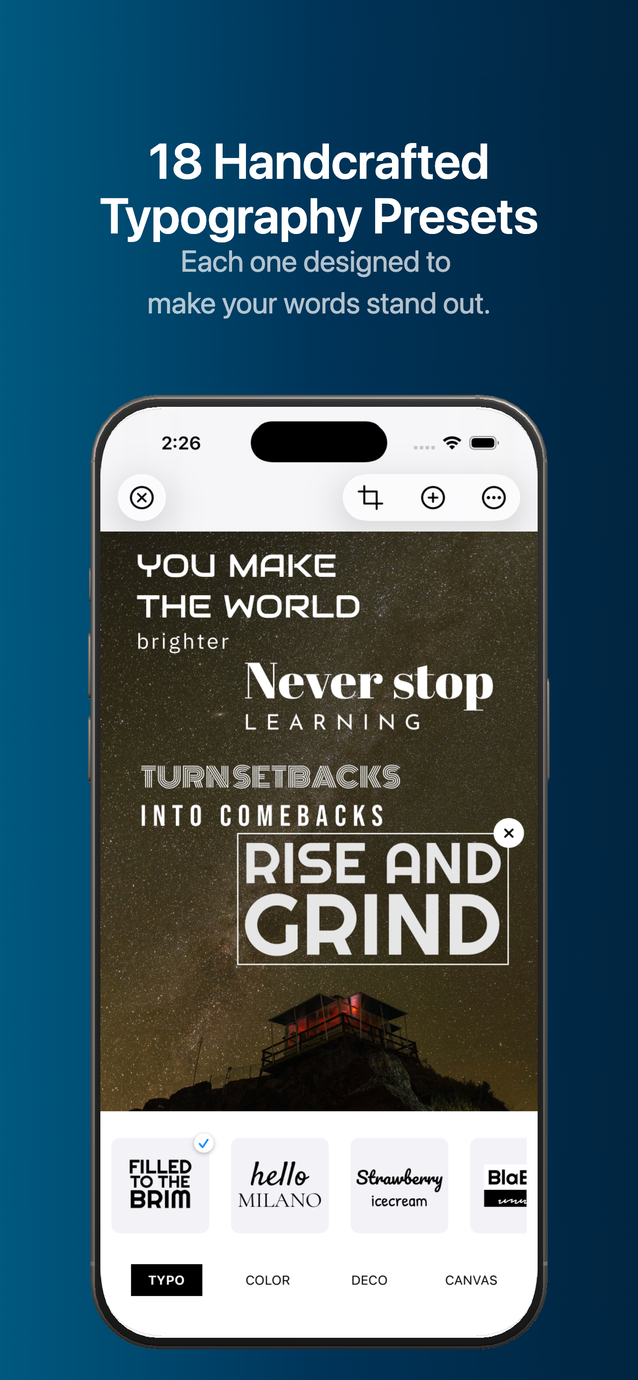 typotypo: Text on Photo Art screenshot 4
