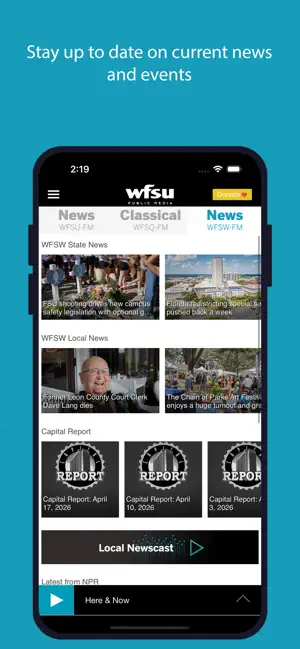 WFSU Public Radio App screenshot 4