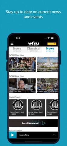WFSU Public Radio App screenshot