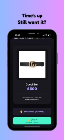 HoldCart: Stop Impulse Buying Screenshot 9 of 10