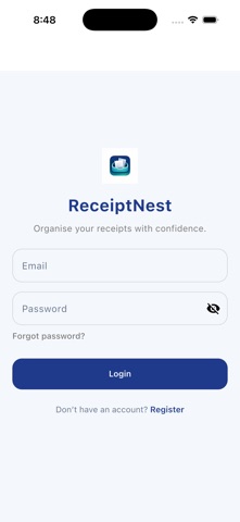 ReceiptNest: Receipt Tracker iPhone screenshot