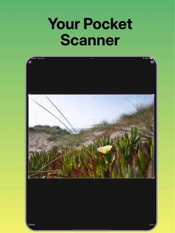 Scanner-Documents PDF iPad screenshot