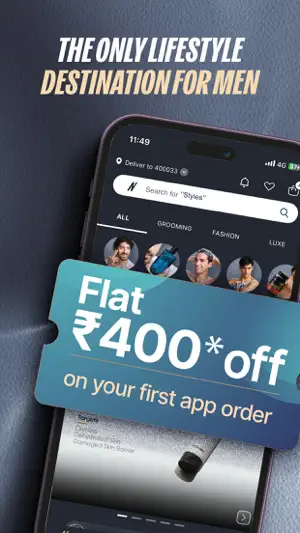Nykaa Man-Men's Shopping App screenshot 1