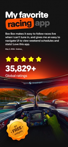 Box Box Club: Formula Widgets iPhone screenshot 2