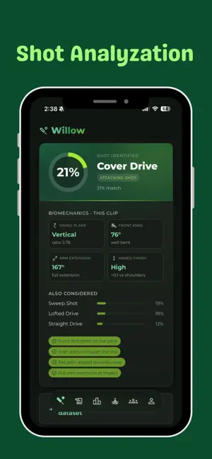 Willow: Cricket Batting Coach screenshot 2