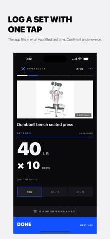 Adviser: Gym Workout Log Screenshot 2 of 5