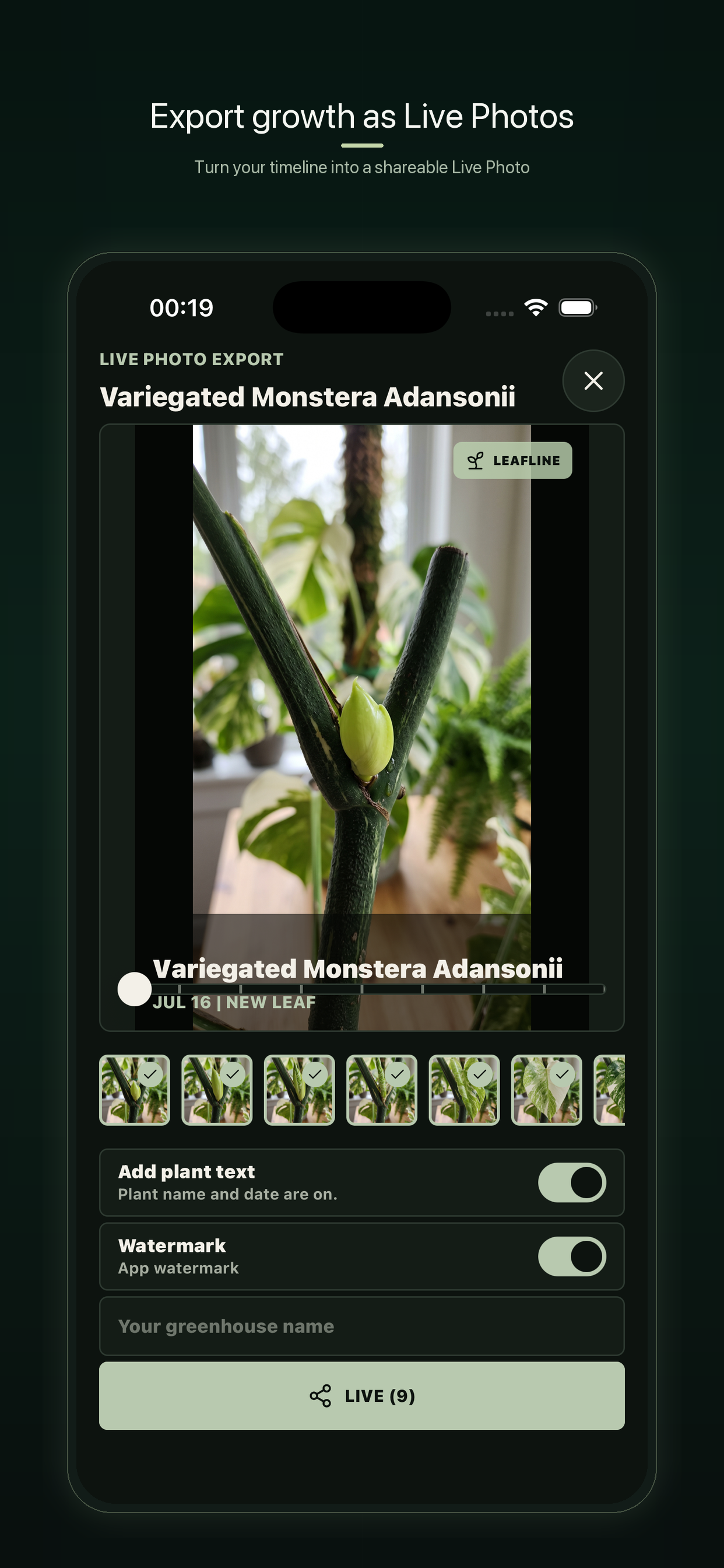 LeafLine: Plant Diary screenshot 8