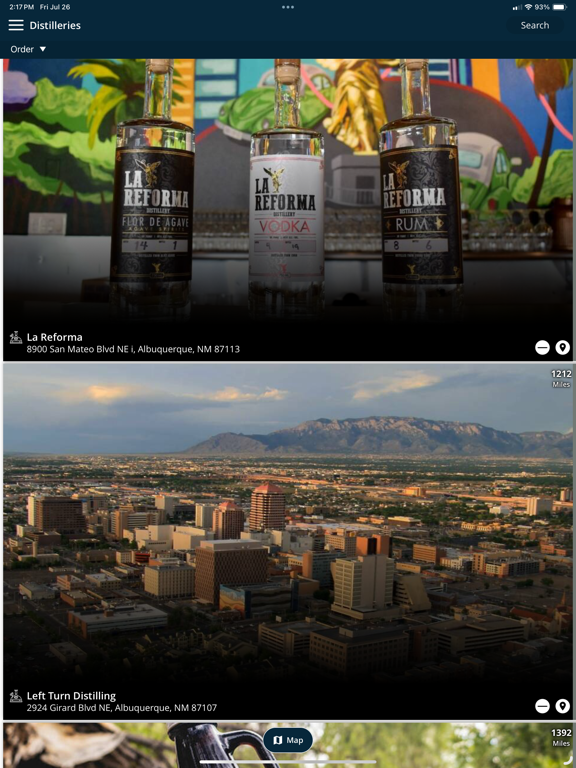 New Mexico Distillery Trail iPad screenshot