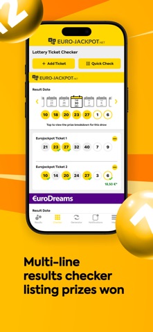 Eurojackpot Results iPhone screenshot