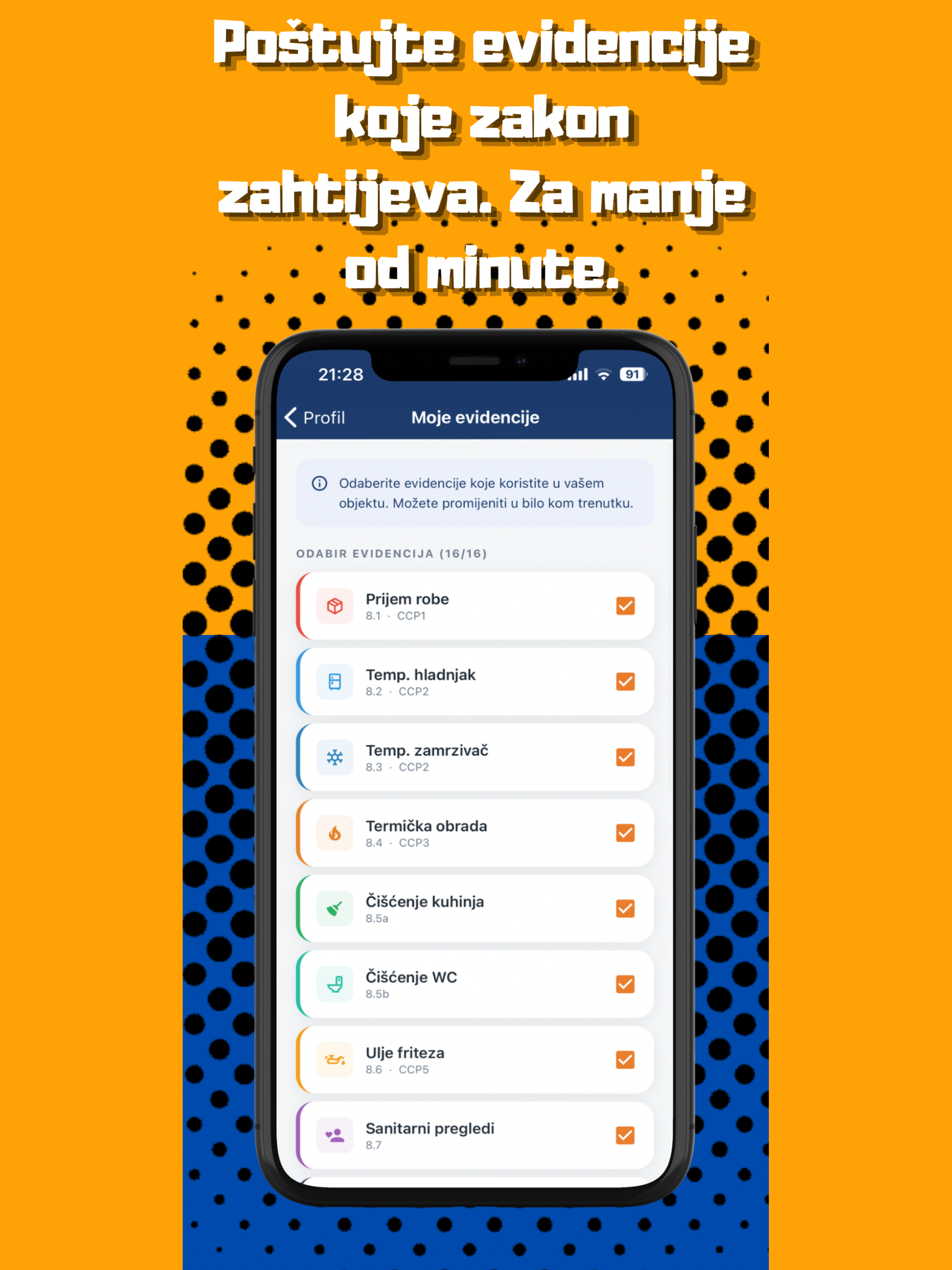 BHACCP Digitalne Evidencije