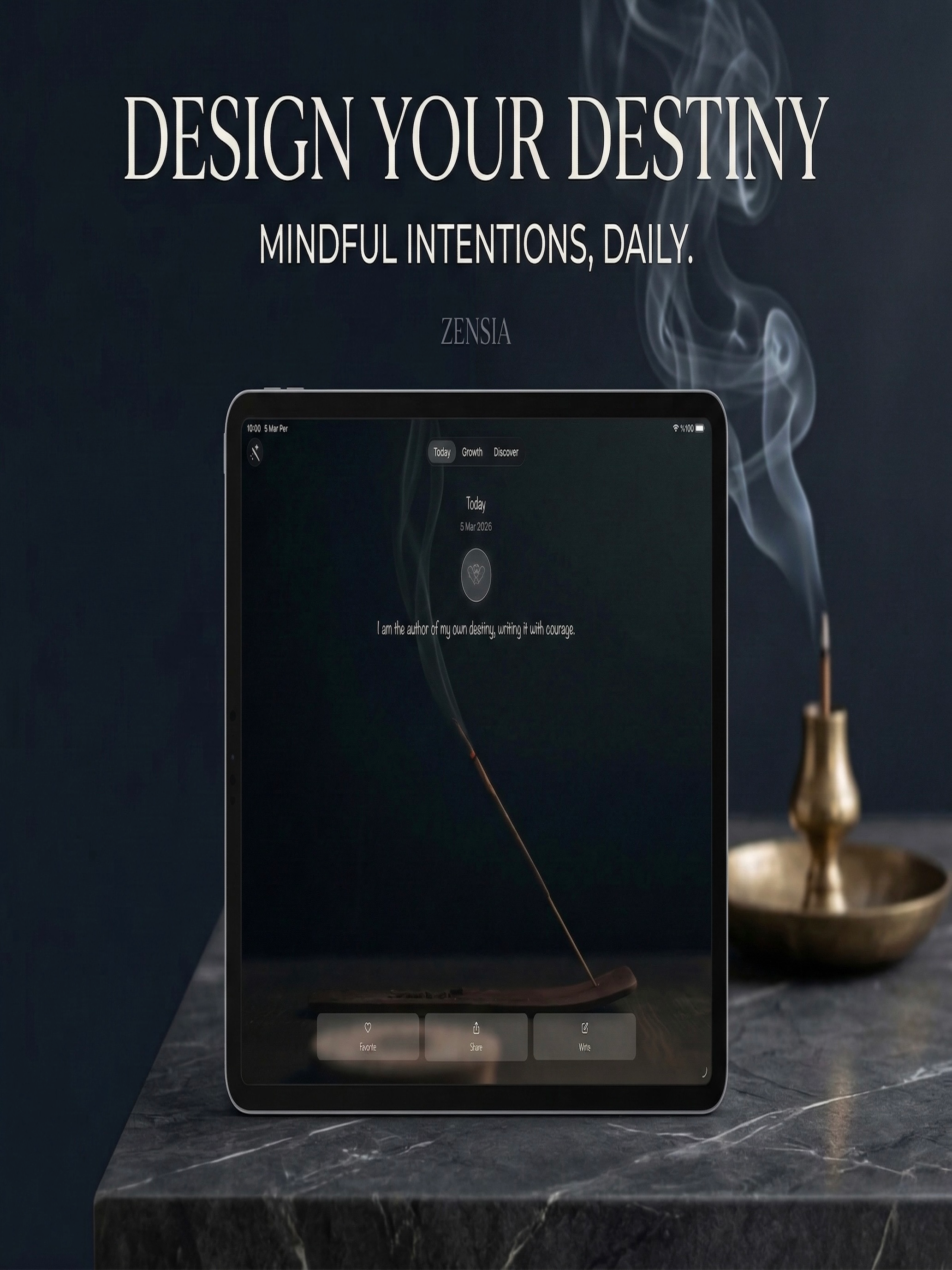 Zensia: Mantra & Mood Tracker