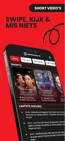 Sportnieuws.nl iPhone screenshot