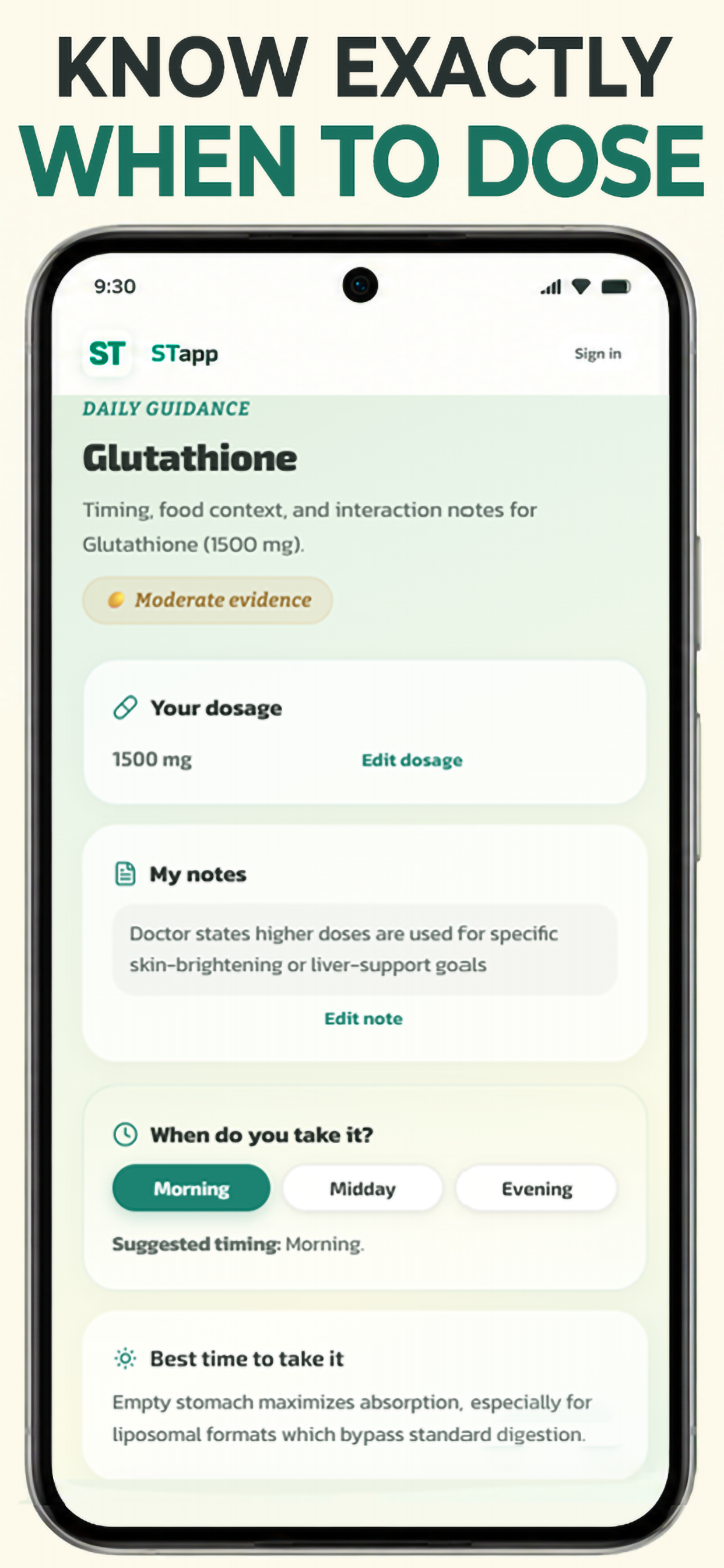 STapp: Supplement Tracker screenshot 3