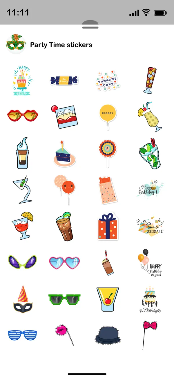 Screenshot #3 pour Party Time Sticker