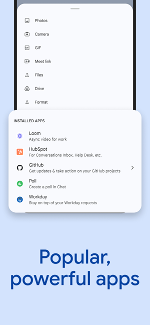 ‎Google Chat Screenshot