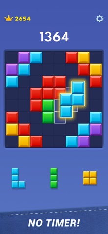 Block Puzzle - Texture Blast iPhone screenshot