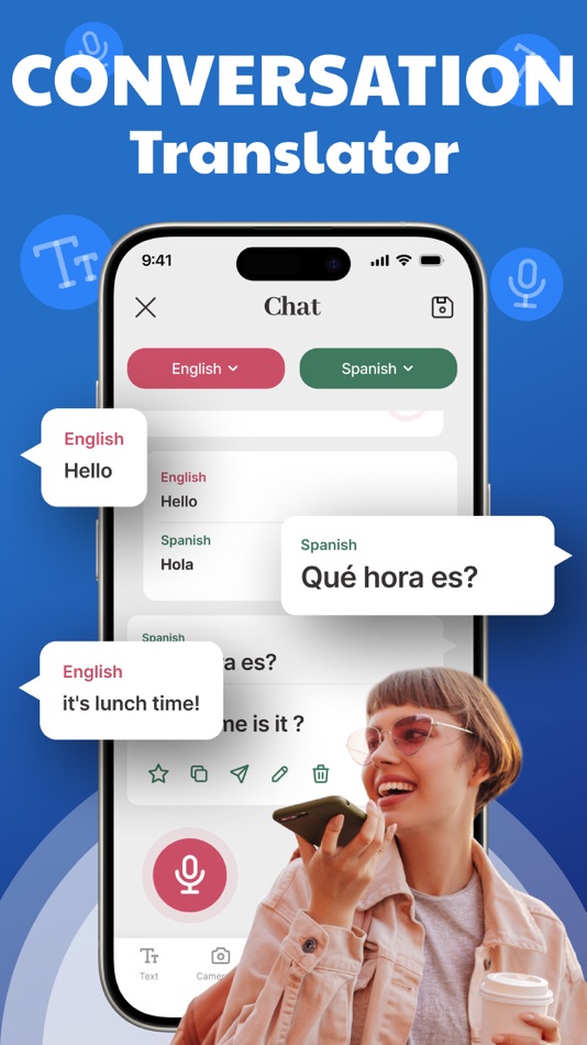 #5. Voice Translator AI Translate (iOS) Bởi: AVALON SOFT OU