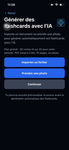 Dyscendi : flashcards par IA screenshot 2