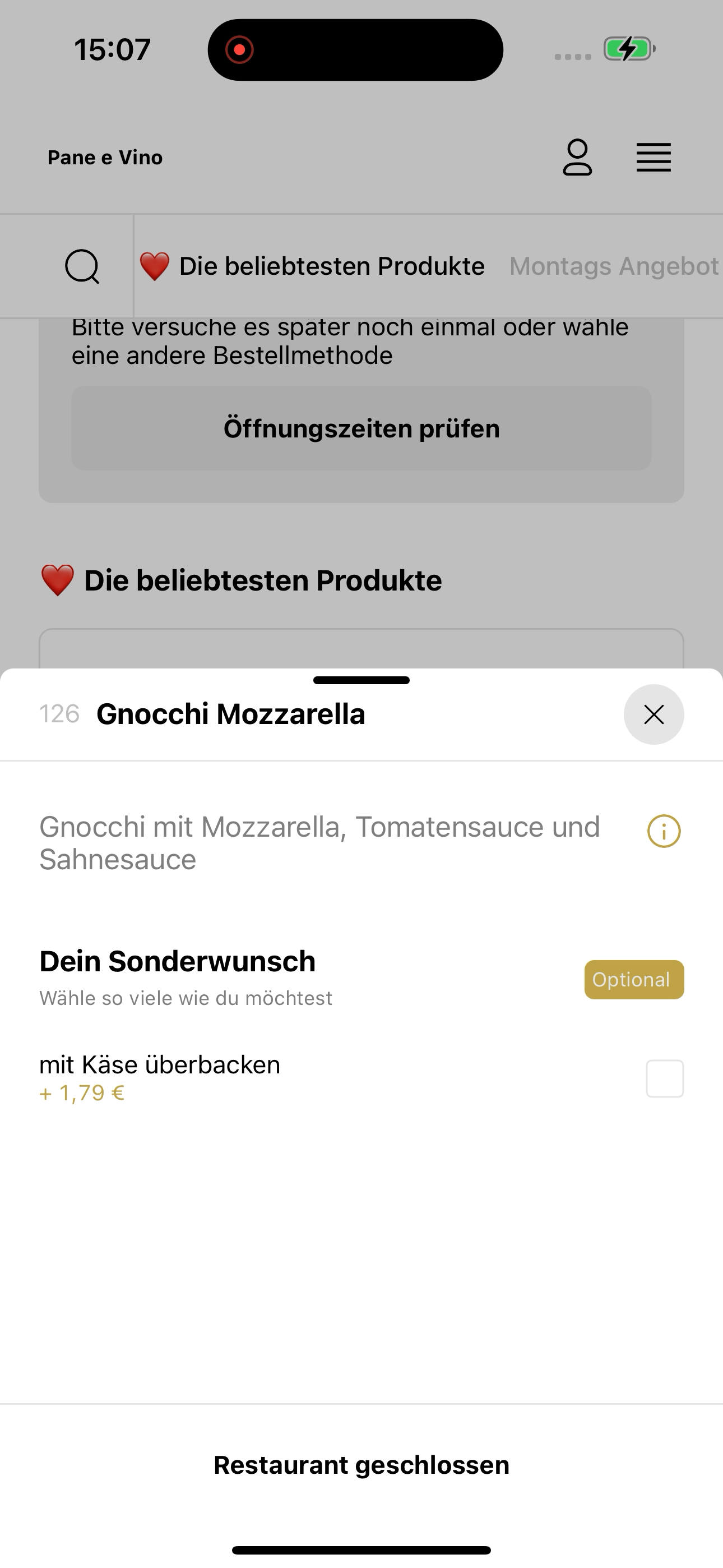 Pane e Vino DE screenshot 7