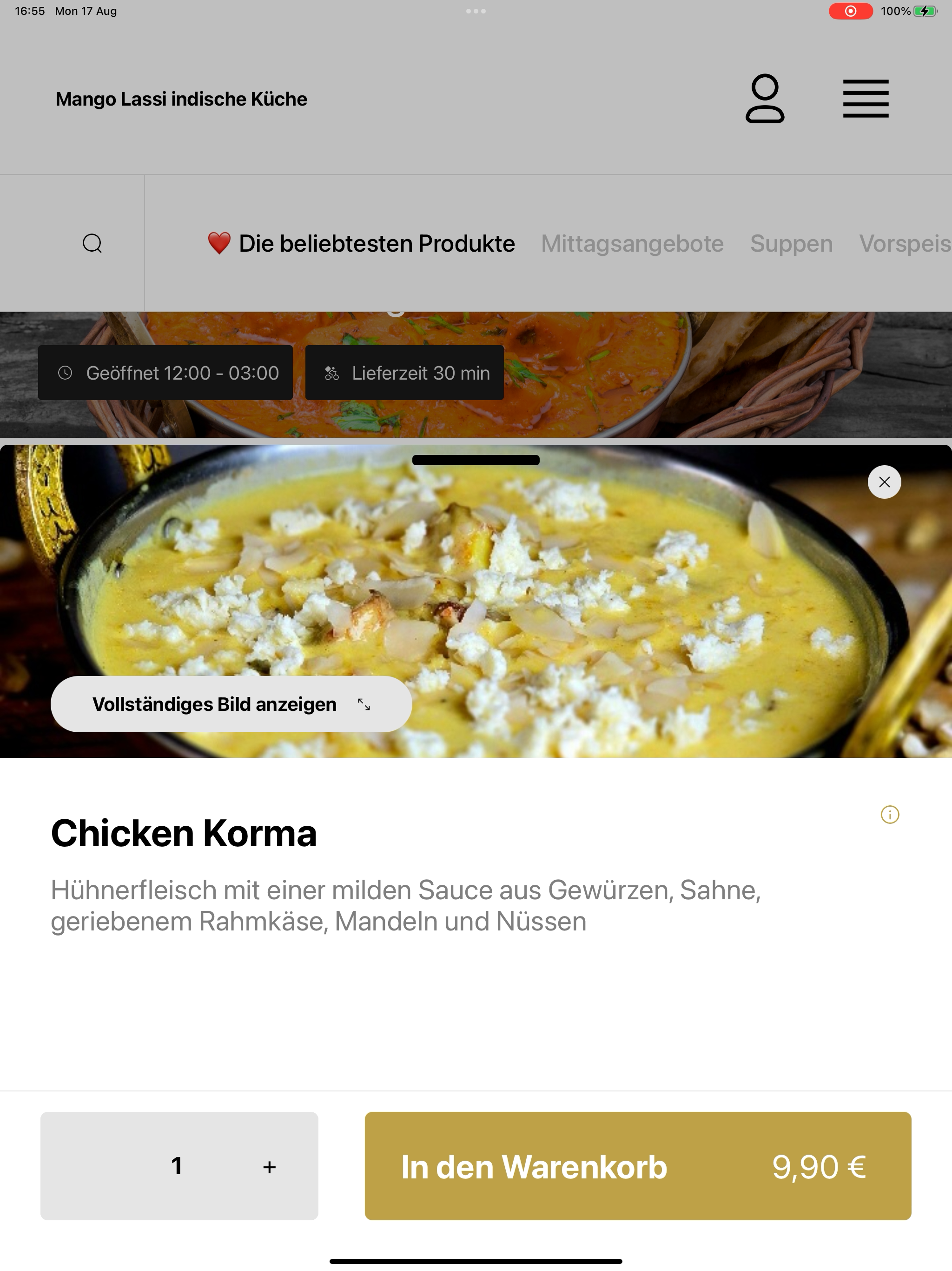 Mango Lassi indische Küche screenshot 15