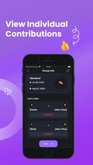 Cost Split Payments: Settle Up screenshot 4