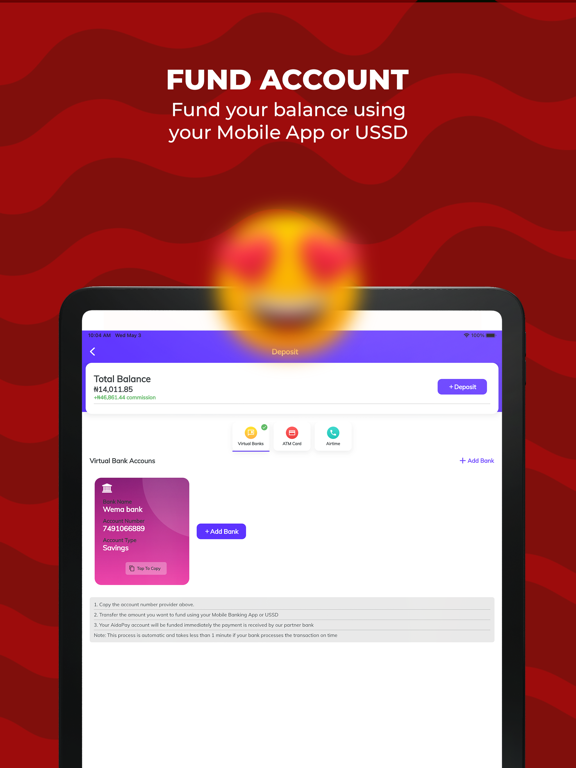AidaPay - ScanPay, Cheap Data iPad screenshot 4 - Finance app